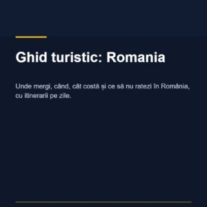 Coperta ghidului Ghid turistic: Romania